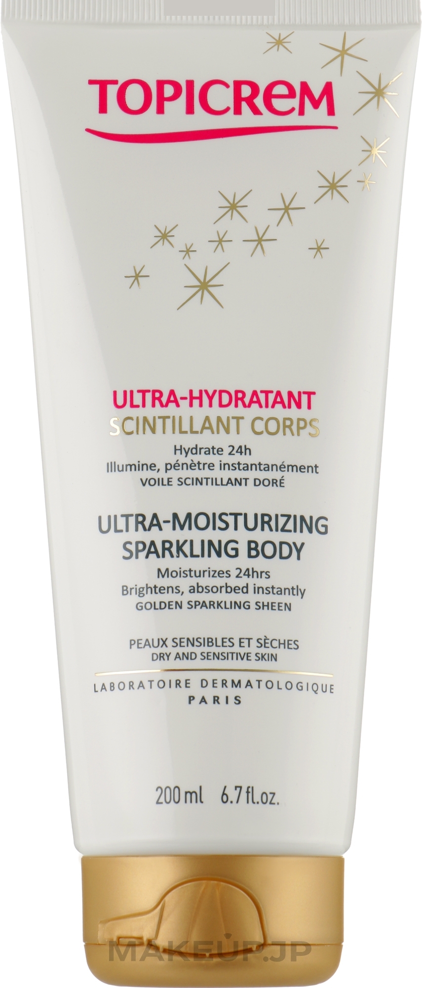 Ultra-Moisturizing Body Cream - Topicrem Ultra-Moisturizing Sparkling Body  — photo 200 ml