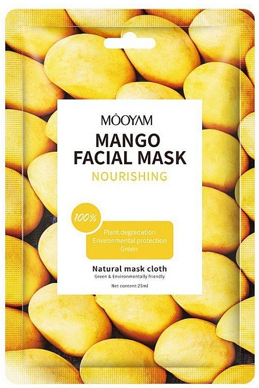 Mango Sheet Mask - Mooyam Mango Facial Mask — photo N1