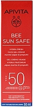Seaweed & Propolis Face Sun Gel-Cream - Apivita Bee Sun Safe Hydra Fresh Face Gel-Cream SPF50 — photo N6