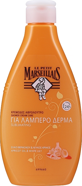 Shower Gel - Le Petit Marseillais Apricot Oil & White Lily — photo N1