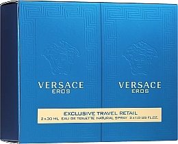Fragrances, Perfumes, Cosmetics Versace Eros - Set (edt 30ml + edt 30ml)