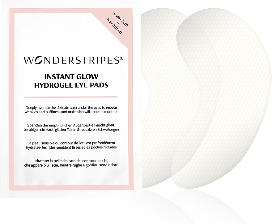 GIFT! Hydrogel Eye Pads - Wonderstripes Instant Glow Hydrogel Eye Pads — photo N1