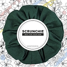 MakeUp - Knit Classic Scrunchie, Emerald — photo N1