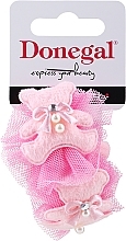 Fragrances, Perfumes, Cosmetics Hair Tie Set, FA-5602, 2 pcs., light pink bears - Donegal