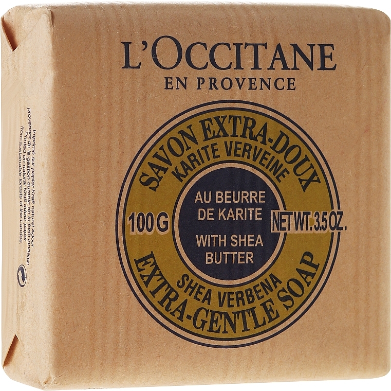 Soap "Shea-Milk" - L'occitane Shea Butter Extra Gentle Soap-Milk — photo N1