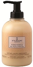 Fragrances, Perfumes, Cosmetics Vanilla Liquid Soap - Atkinsons Noble Vanilla Liquid Soap