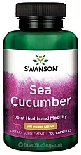 Sea Cucumber Food Supplement 500 mg, 100 pcs - Swanson Sea Cucumber — photo N9