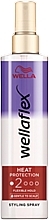 Fragrances, Perfumes, Cosmetics ヘアスタイリング スプレー - Wella Wellaflex Heat Protection Styling Spray	