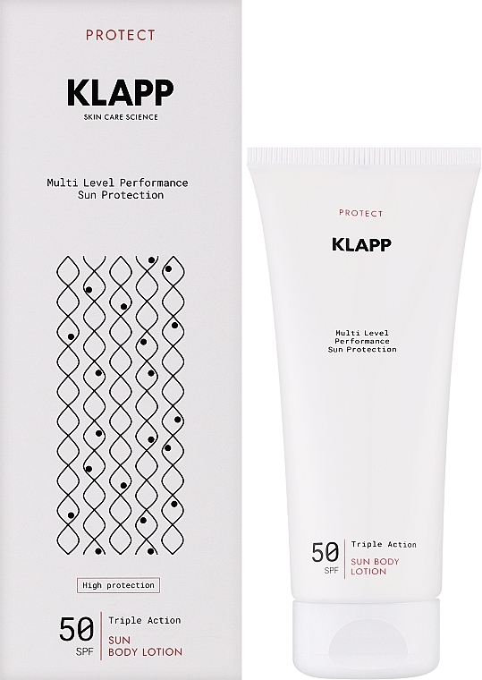 Sunscreen Body Lotion - Klapp Multi Level Performance Sun Body Lotion SPF50 — photo N3