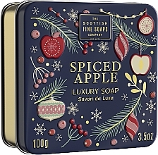 Soap in Metal Box - Scottish Fine Soaps Spiced Apple Luxury Soap — photo N6