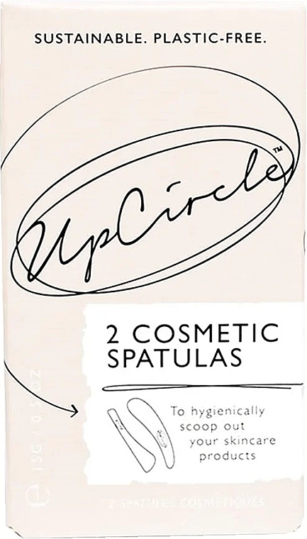Cosmetic Spatulas - UpCircle 2 Mini Metal Scoops Cosmetic Spatulas — photo N1