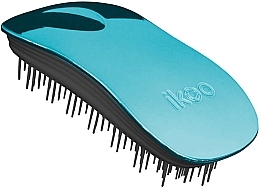 Hair Brush - Ikoo Home Pacific Metallic Black — photo N8