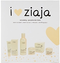 Fragrances, Perfumes, Cosmetics Set - Ziaja I Love Ziaja Remodeling (f/lot/200ml + f/gel/30ml + d/cr/50ml + n/cr/50ml)