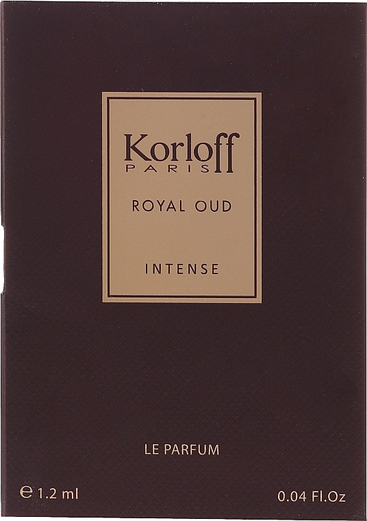 Korloff Paris Royal Oud Intense - Eau de Parfum (sample) — photo N1