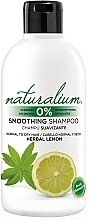 Fragrances, Perfumes, Cosmetics Smoothing Shampoo - Naturalium Herbal Lemon Smoothing Shampoo
