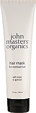 Fragrances, Perfumes, Cosmetics Normal Hair Mask "Rose & Apricot" - John Masters Organics Hair Mask For Normal Hair with Rose & Apricot