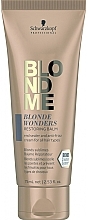 Restoring Hair Balm - Schwarzkopf Professional Blondme Blond Wonders — photo N1