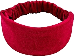 Fragrances, Perfumes, Cosmetics Velour Classic Headband, red - MAKEUP Hair Accessories