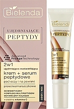 Firming & Brightening Peptide Eye Cream Serum 2in1 - Bielenda Firming Peptides — photo N2