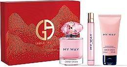 Fragrances, Perfumes, Cosmetics Giorgio Armani My Way Nectar - Set (edp/90+ edp/10ml+b/lot/50ml)