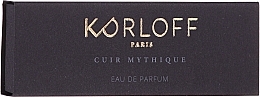 Korloff Paris Cuir Mythique - Eau de Parfum (sample) — photo N5