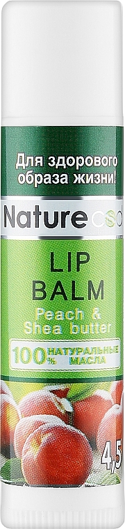 Lip Balm - Nature Code Peach & Shea Butter Lip Balm — photo N1