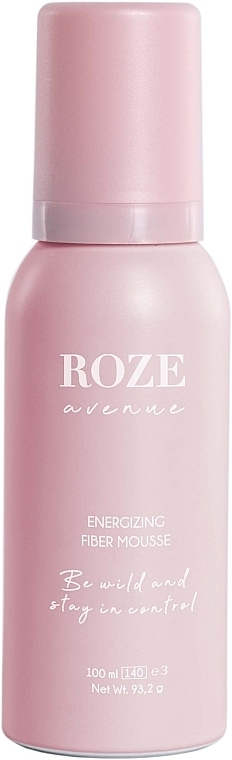 Energizing Fiber Hair Mousse - Roze Avenue Energizing Fiber Mousse Travel Size — photo N1