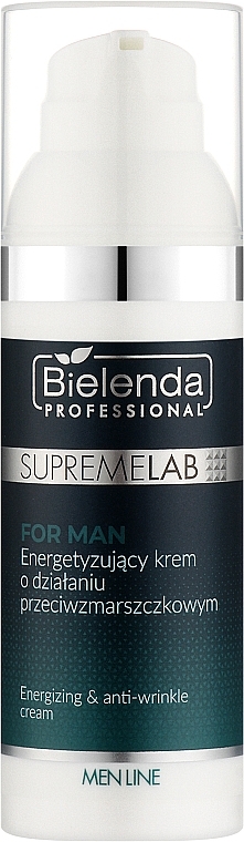 Energizing Anti-Wrinkle Cream - Bielenda Professional SupremeLab For Man — photo N1