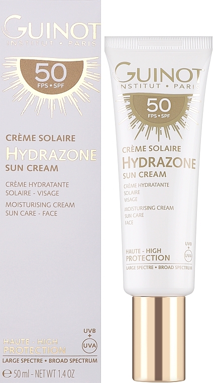 Moisturizing Face Sunscreen - Guinot Sun Cream Moisturizing Cream SPF 50 — photo N2