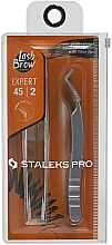 Lash Tweezers TE-45/2  - Staleks Pro Expert 45 Type 2 — photo N1