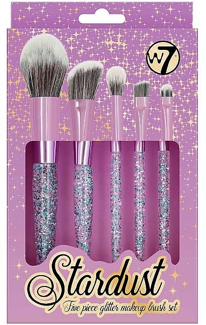 Makeup Brush Set - W7 Stardust Brush Set (brush/5pcs) — photo N1