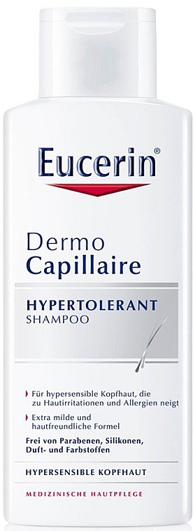 Anti Irritation Hair Shampoo - Eucerin DermoCapillaire Hypertolerant Shampoo — photo N2