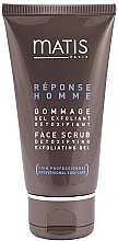 Fragrances, Perfumes, Cosmetics Face Scrub - Matis Reponse Homme Face Scrub Detoxifying Exfoliating Gel