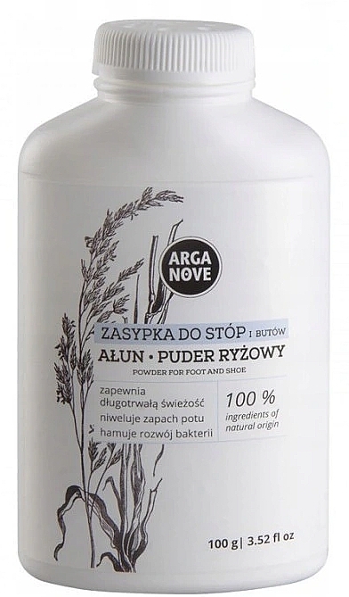 Alum Foot & Shoe Rice Powder - Arganove — photo N1