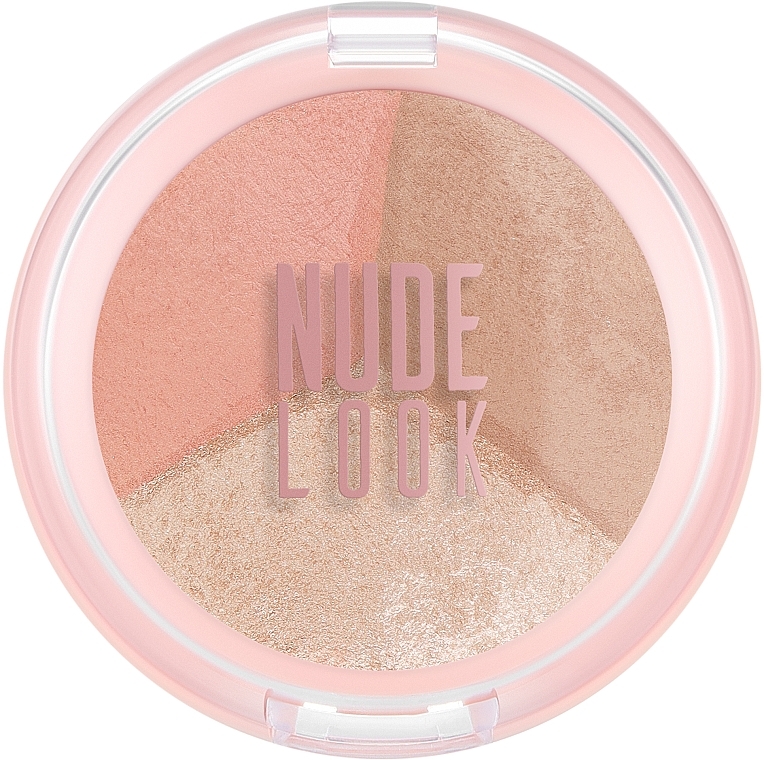 Face Powder 3 in 1 - Golden Rose Nude Look — photo N2