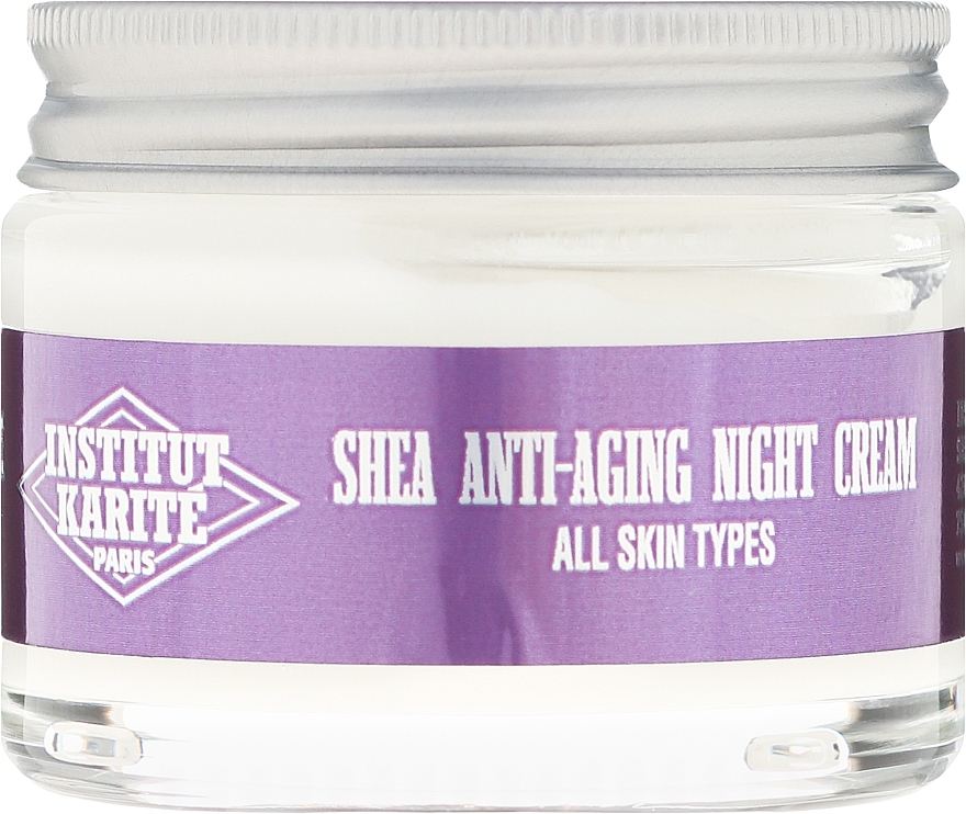 Anti-Aging Night face Cream - Institut Karite Shea Anti-Aging Night Cream — photo N2
