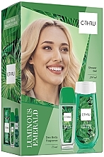 Fragrances, Perfumes, Cosmetics C-Thru Luminous Emerald - Set (b/spray/75 ml + sh/gel/250 ml)