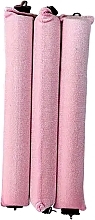 Fragrances, Perfumes, Cosmetics 3-Piece Velvet Curler Set, pink - Yeye