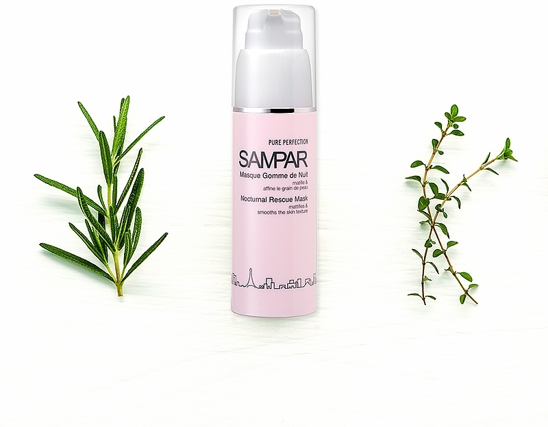 Anti-Imperfection Facial Night Mask - Sampar Pure Perfection Nocturnal Rescue Mask — photo N5