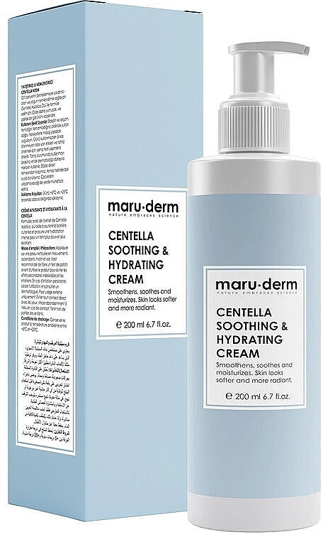 スージング 保湿効果 ツボクサ フェイスクリーム - Maruderm Cosmetics Centella Soothing & Hydrating Cream	 — photo N1