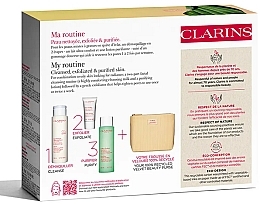 Set - Clarins My Cleansing Essentials (f/lmilk/200ml + f/lot/200ml + f/cr/15ml + makeup/bag) — photo N5