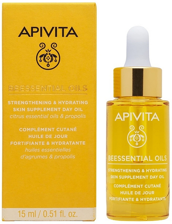 Daily Care Oil - Apivita Beessential Oils Strengthening & Hydrating Skin Supplement Day Oil — photo N1