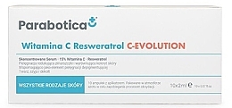 Fragrances, Perfumes, Cosmetics Face Serum in Ampoules - Parabotica Vitamin C Resweratrol C-Evolution