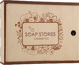 Set "Seductive Strawberry" - Soap Stories (b/butter/100g + b/scrub/200g + lip/scrub/25g + lip/balm/10g + soap/2x120g)	 — photo N27