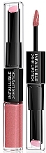 Lipstick & Lip Base - L'Oreal Paris Infallible 24HR 2 Step Lipstick 2-in-1  — photo N3