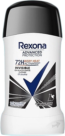 Deodorant-Stick 'Invisible 72 Hours' - Rexona Deodorant Stick Invisible 72H — photo N1