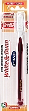 White & Dunn Toothbrush, hard, burgundy - Piave Toothbrush — photo N1