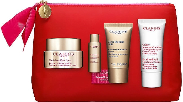 Set, 5 products - Clarins VP Nutri-Lumiere HLY 2022 — photo N4