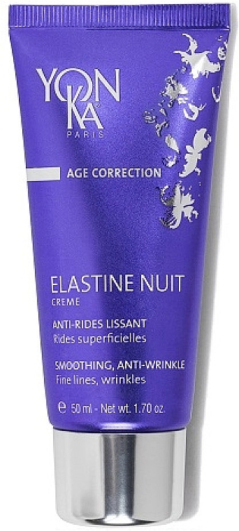 Night Face Cream - Yon-ka Age Correction Elastine Nuit Smoothing Anti-Wrinkle Cream — photo N1