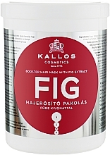 Vitamin Complex Hair Mask - Kallos Cosmetics FIG Booster Hair Mask With Fig Extract — photo N36